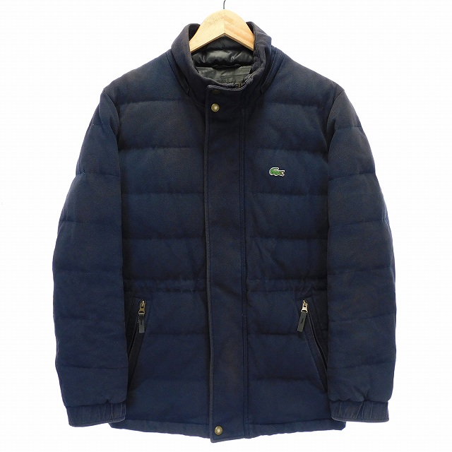 ラコステ LACOSTE コットンピケ ダウンジャケット 長袖 ジップアップ 