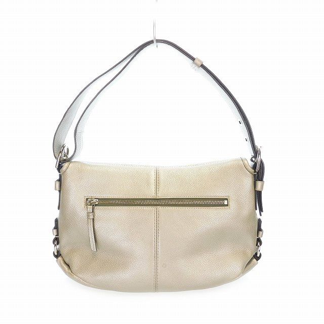 コーチ COACH F15170 ショルダーバッグ レザー フラップ シルバー