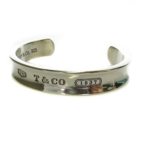 ティファニー TIFFANY & CO. 1837 1997 ロゴ 刻印 カフ バングル  