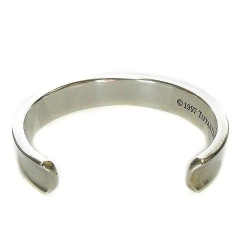 ティファニー TIFFANY & CO. 1837 1997 ロゴ 刻印 カフ バングル 