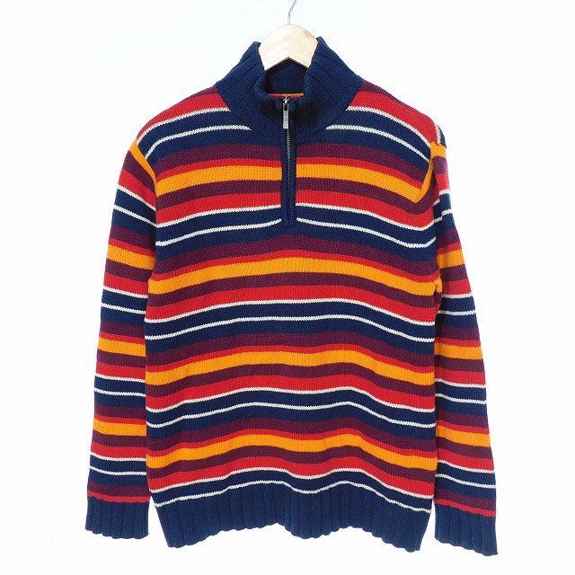 トミーヒルフィガー TOMMY HILFIGER ハーフジップ ニット セーター 