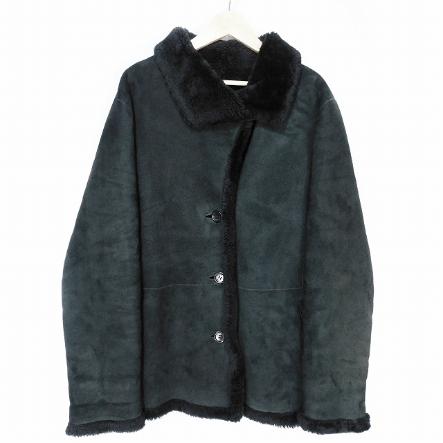 BURBERRYバーバリー　ムートンコート 10FW バーバリープローサム ムートン ミリタリー ロングコート