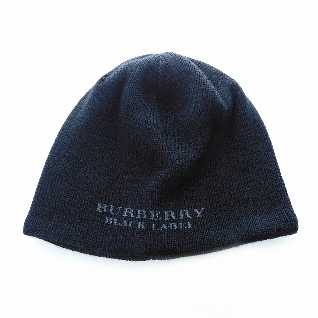 Burberry ニット帽（黒） 楽天市場】BURBERRY バーバリー ニット帽 