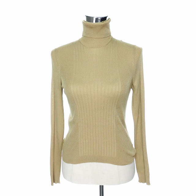 GUCCIブラックシルク長袖ニット GUCCIシルクニット Made in Italy