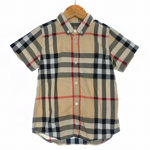 バーバリー チルドレン BURBERRY CHILDREN ノバチェック シャツ 半袖  