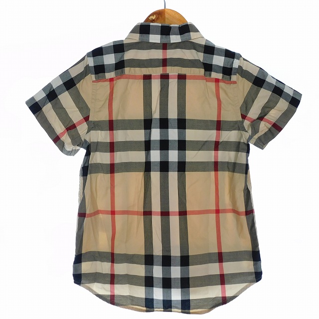 バーバリー チルドレン BURBERRY CHILDREN ノバチェック シャツ 半袖 