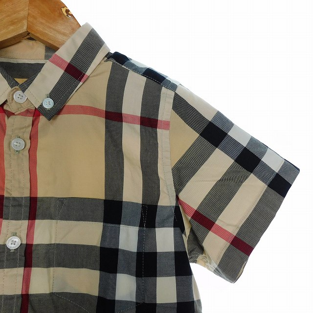 バーバリー チルドレン BURBERRY CHILDREN ノバチェック シャツ 半袖  