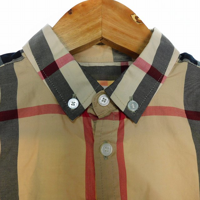 バーバリー チルドレン BURBERRY CHILDREN ノバチェック シャツ 半袖 