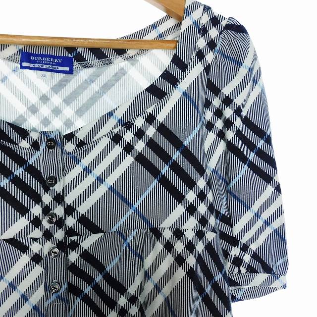 BURBERRY バーバリーブルーレーベル 半袖チュニック38 バーバリーブルーレーベル 新品 チュニック 半袖