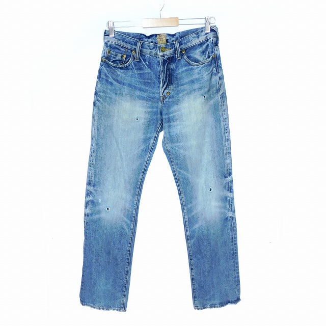 ピーアールピーエス PRPS紫製品 E61P102X デニムパンツ ダメージ加工  