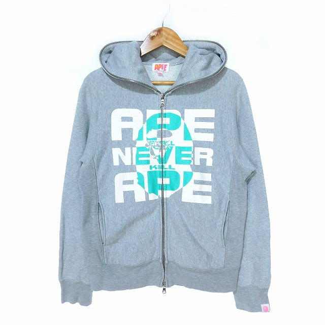 アベイシングエイプ A BATHING APE × KAWS スウェット パーカー 