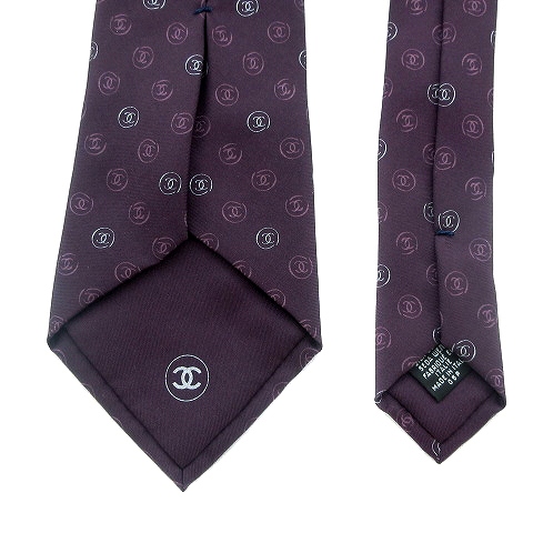 シャネル CHANEL ココマーク ネクタイ ワイドタイ シルク イタリア製  