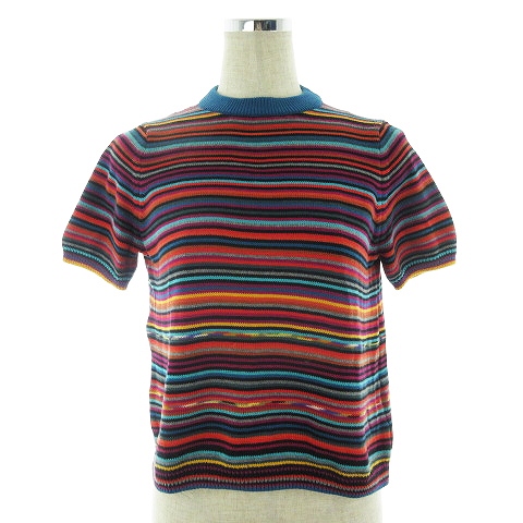 ピーエスポールスミス PS Paul Smith ボーダー サマーニット 