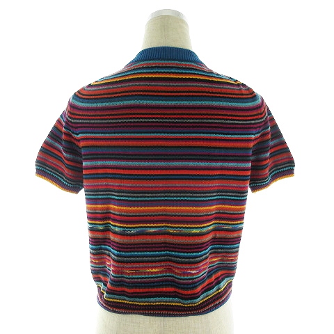 ピーエスポールスミス PS Paul Smith ボーダー サマーニット 