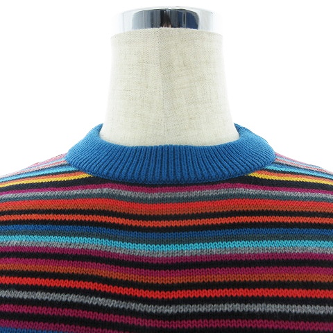 ピーエスポールスミス PS Paul Smith ボーダー サマーニット 
