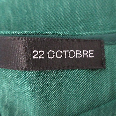 22オクトーブル 22 OCTOBRE ブラウス カットソー 五分袖 Vネック
