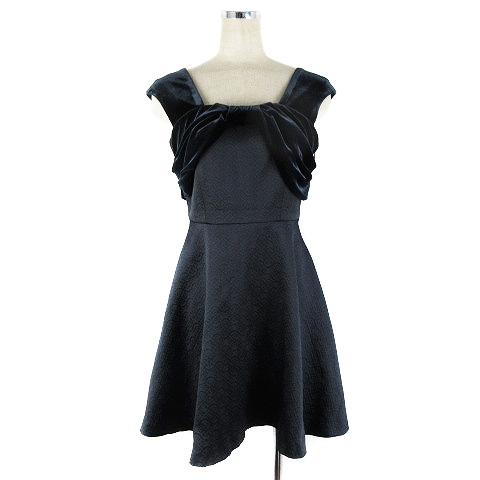 マリーガレット Marry Garet ベロア ワンピース ミニ ノースリーブ  