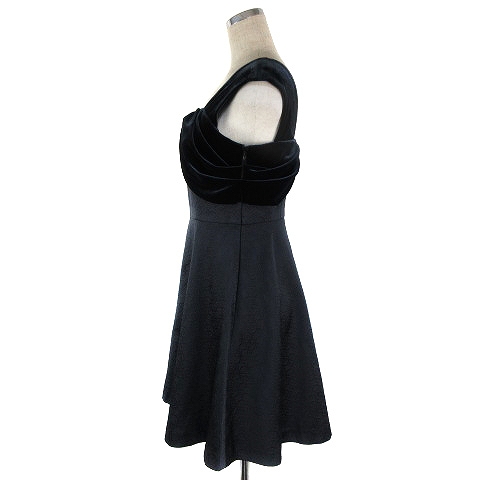 マリーガレット Marry Garet ベロア ワンピース ミニ ノースリーブ  