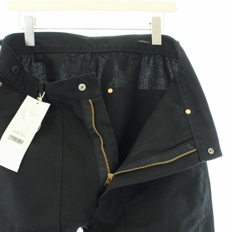コモリ COMOLI 21SS コットンダックペインターパンツ カーゴパンツ