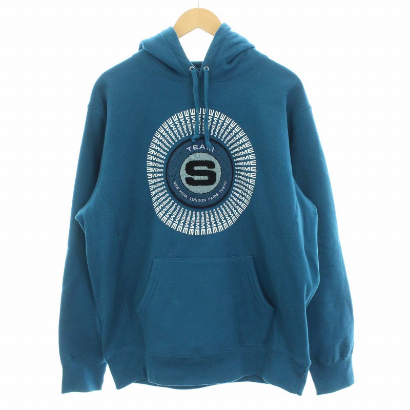 シュプリーム SUPREME 20AW シェニールアップリケフーディスェット 