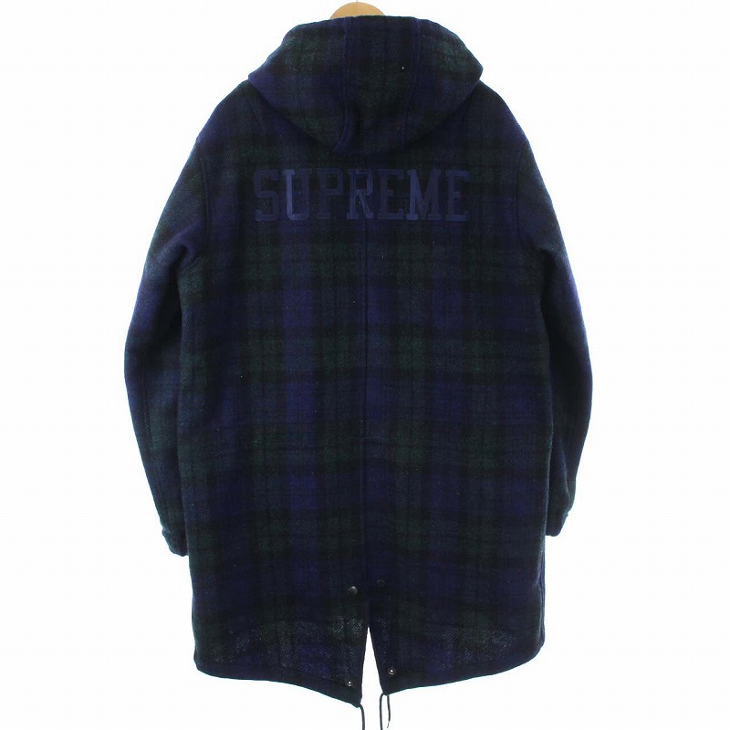 シュプリーム SUPREME ハリスツイード 16AW Wool Fishtail Parka フー 