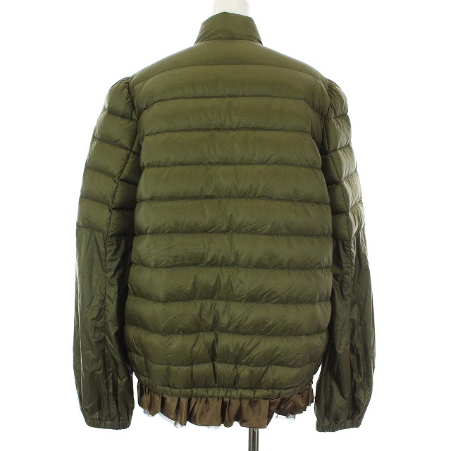 ★MONCLERSacai★モンクレールサカイ ★ライトダウン★カーキ★サイズ０ モンクレール MONCLER sacai SAKI サキ ダウンジャケット
