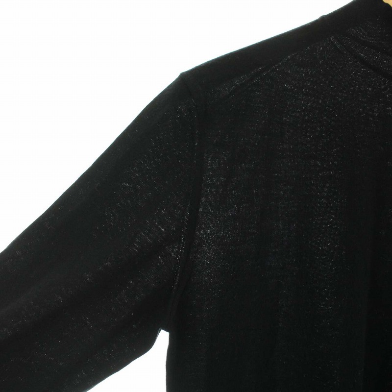 CELINE ブラックニット　メリノウール100% S 低 価格ファッション - CELINE ブラックニット メリノウール100% S