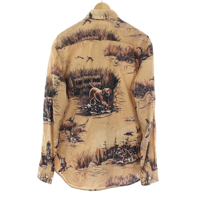 シュプリーム SUPREME 12AW ducks and dogs shirt 長袖 ボタンダウン 