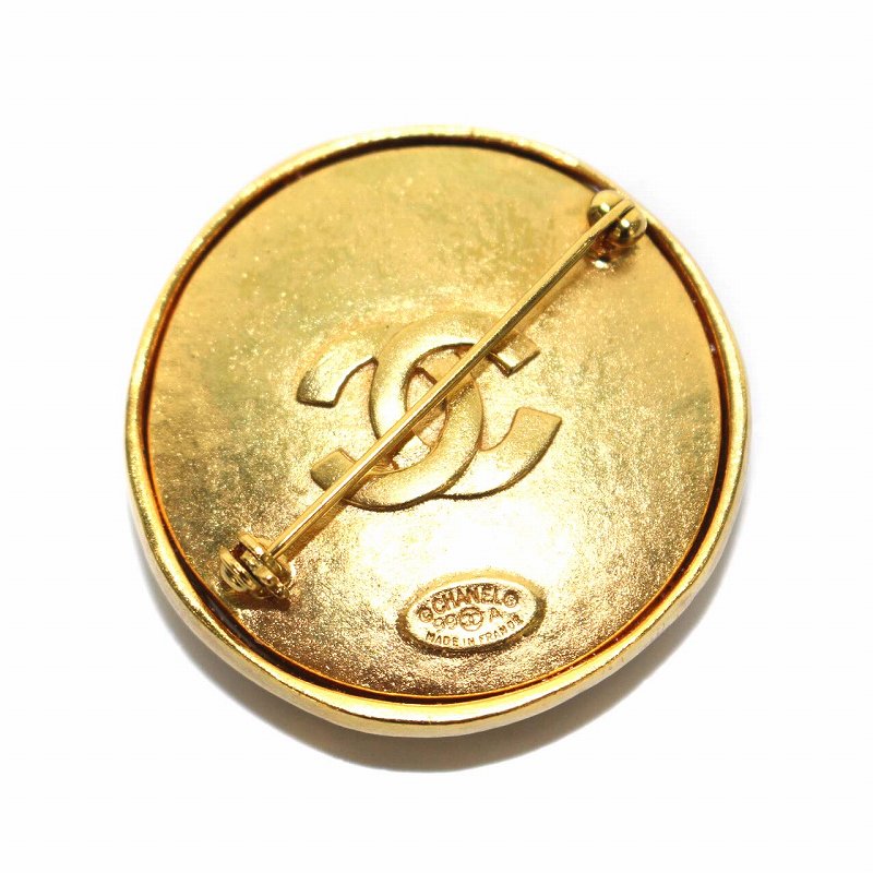 シャネル CHANEL ヴィンテージ 99A ブローチ カンボン 31 ココマーク