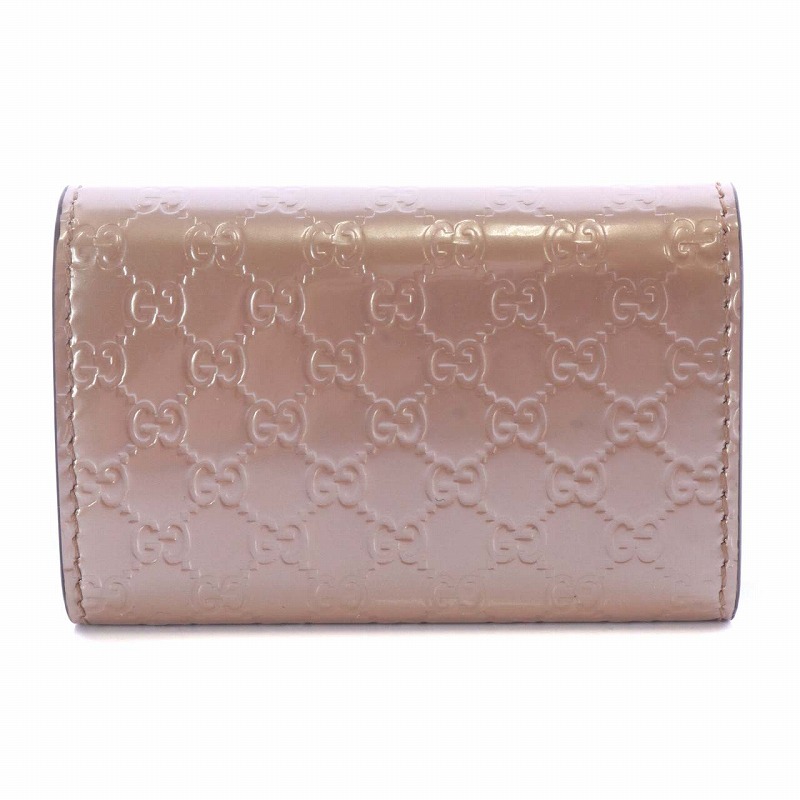 グッチ GUCCI グッチシマ リボン ハート マイクロ シャイニー