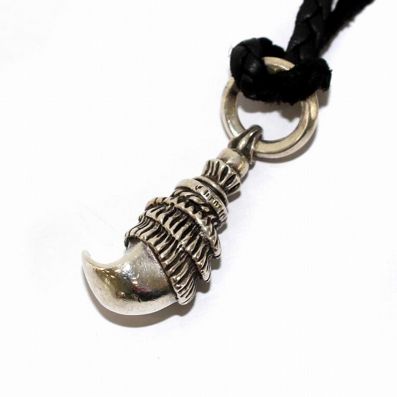 クロムハーツ CHROME HEARTS クロウペンダント ボロチップネックレス  