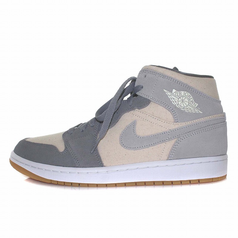 未使用品 ナイキ NIKE Air Jordan 1 Mid SE Coconut Milk/Particle 