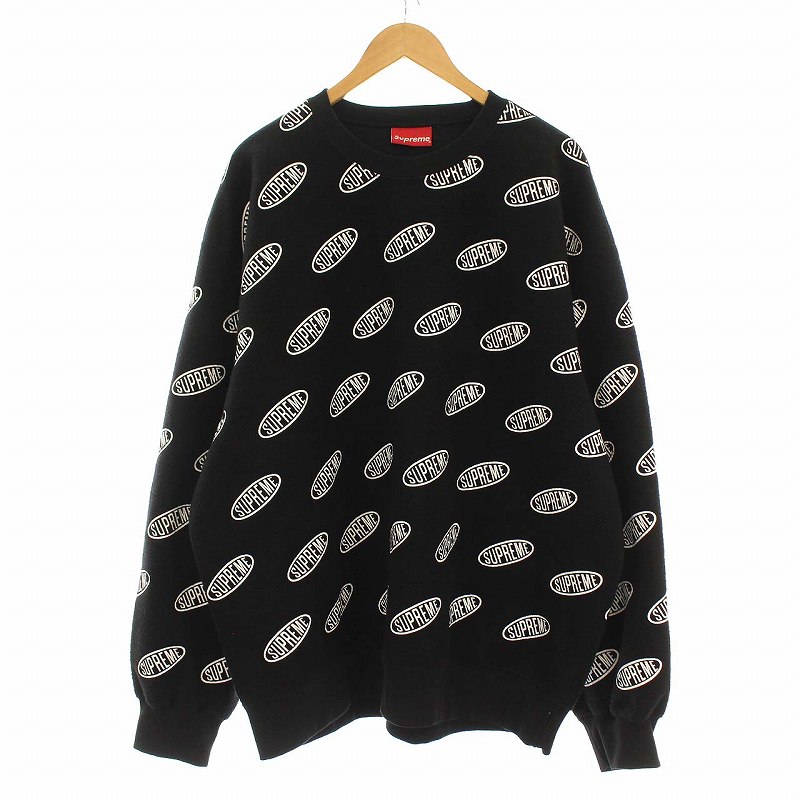 シュプリーム SUPREME 21SS Liner Crewneck Black ライナー クルー 