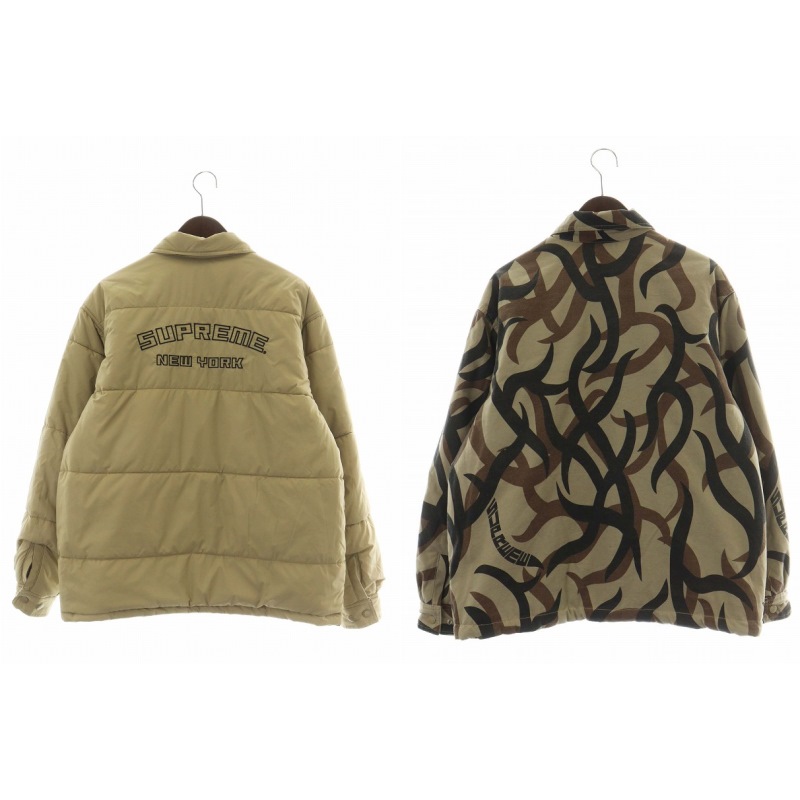 シュプリーム SUPREME 19FW Reversible Puffy Work Jacket 