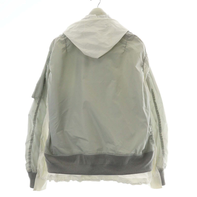 ナイキ NIKE × sacai NRG LAYERED JKT GREY FOG ブルゾン ジャケット 