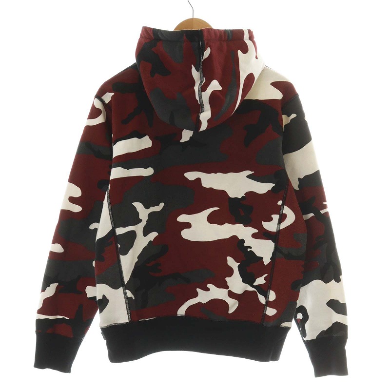 シュプリーム SUPREME 13FW Box Logo Pullover Red Camo パーカー プル 