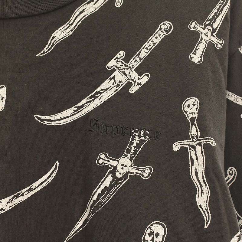 シュプリーム SUPREME 17FW Daggers L/S TOP Tシャツ カットソー ロンT 