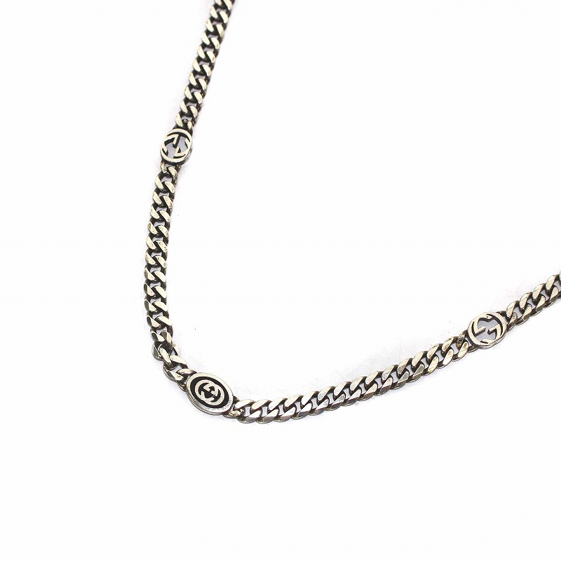 グッチ GUCCI INTERLOCKING G インターロッキングG ゴルメットチェーン 