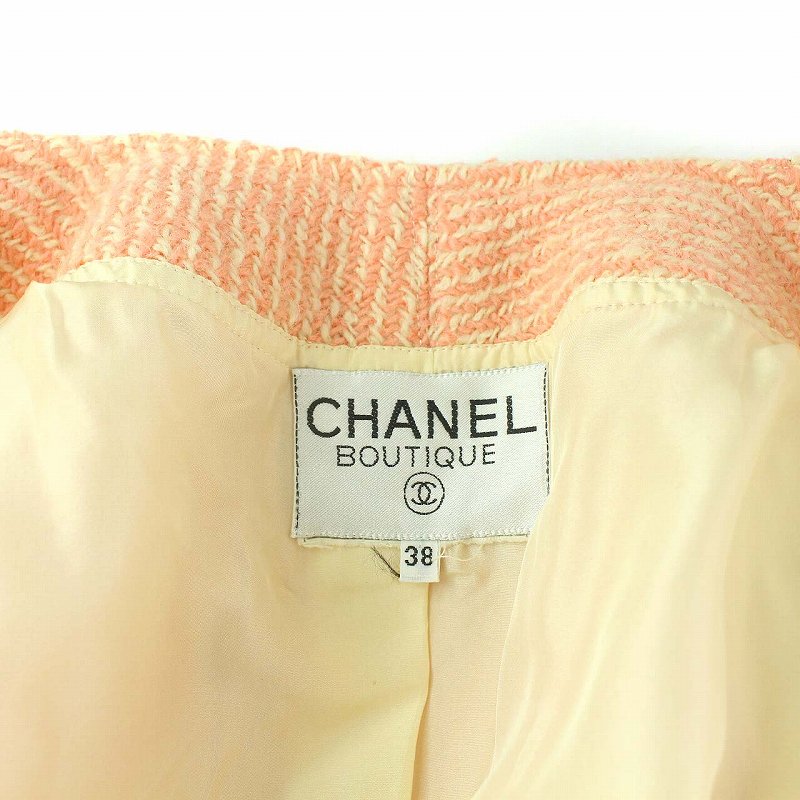 シャネル CHANEL ヴィンテージ ココマーク ツイードジャケット ココ