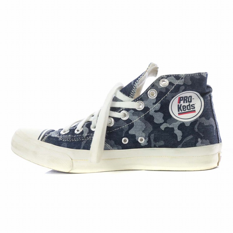 プロケッズ Pro Keds スニーカー ハイカット デニム 迷彩 カモフラ 26 0cm 紺 ネイビー Mr10 メンズ 8 ベクトルパーク プロケッズ Pro Keds スニーカー ハイカット デニム 迷彩 カモフラ 26 0cm 紺 ネイビー Mr10 メンズ 8 ベクトルパーク