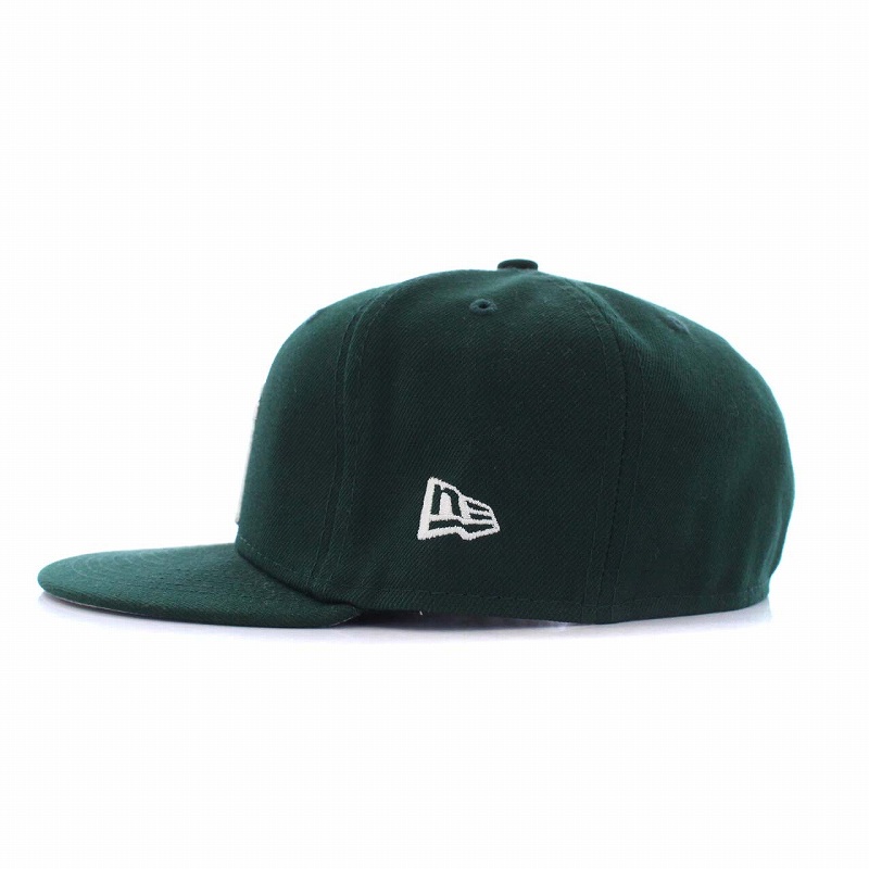 STUSSY 59FIFTY ダークグリーンキャップ 7 1/4 ニュエラ