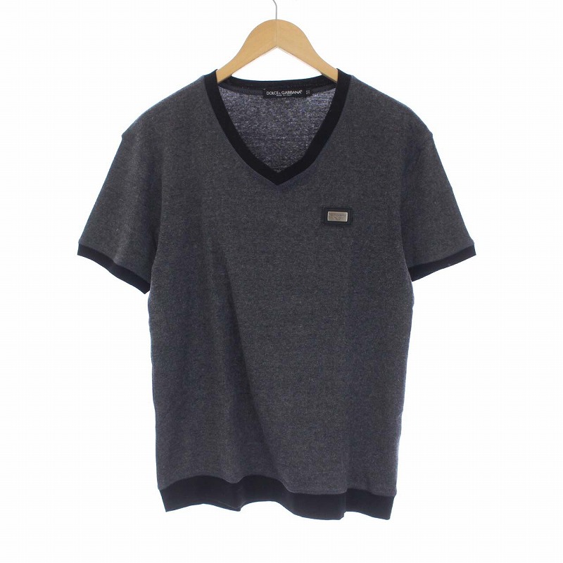 ドルチェ&ガッバーナ ドルガバ DOLCE&GABBANA ロゴプレート T