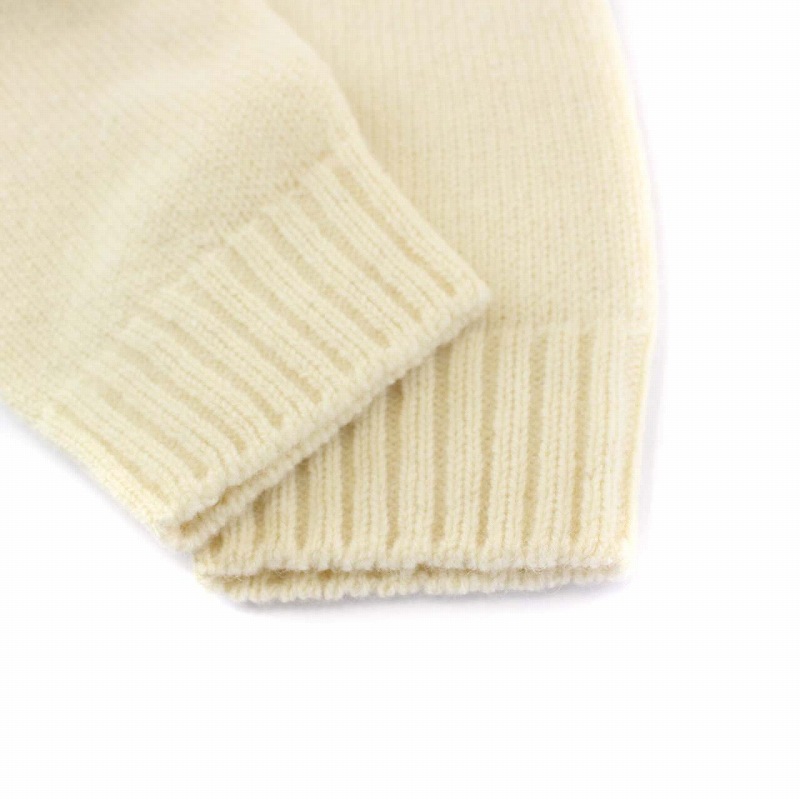 CELINE アイボリー ニット セーター セリーヌ CELINE 20SS Crew Neck Pullovers Wool Street Style