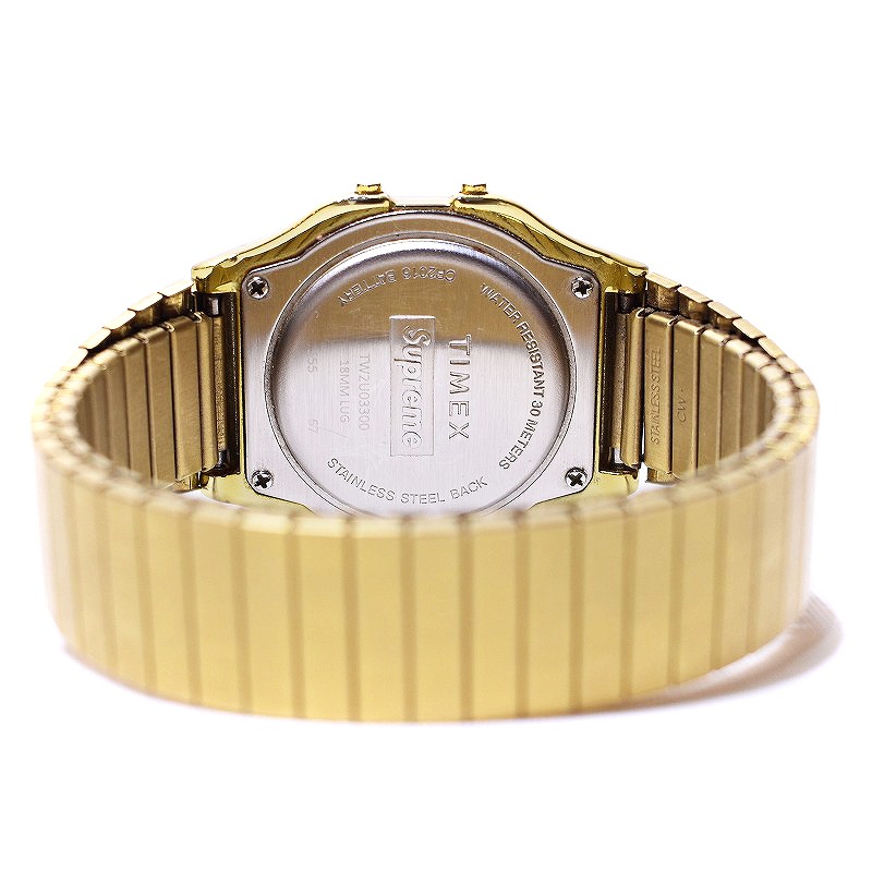 シュプリーム SUPREME × Timex タイメックス 19AW Digital Watch GOLD  