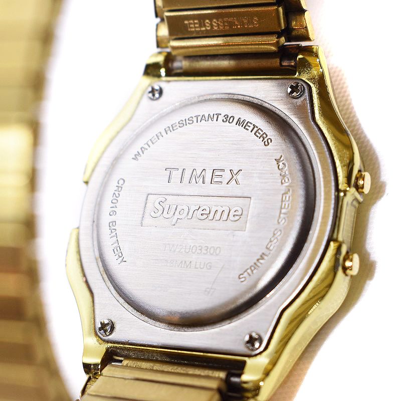 シュプリーム SUPREME × Timex タイメックス 19AW Digital Watch GOLD  