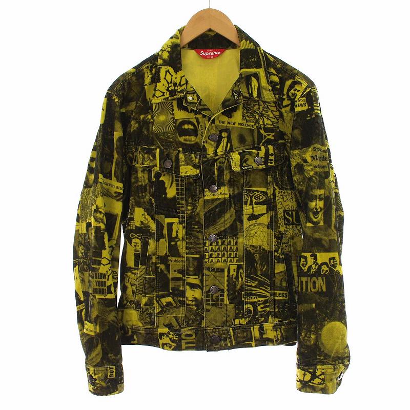 シュプリーム SUPREME 18SS Vibrations Corduroy Trucker Jacket 