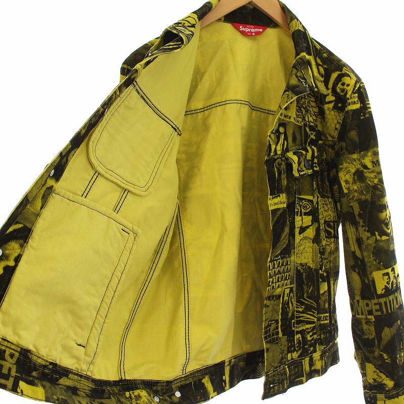 シュプリーム SUPREME 18SS Vibrations Corduroy Trucker Jacket 