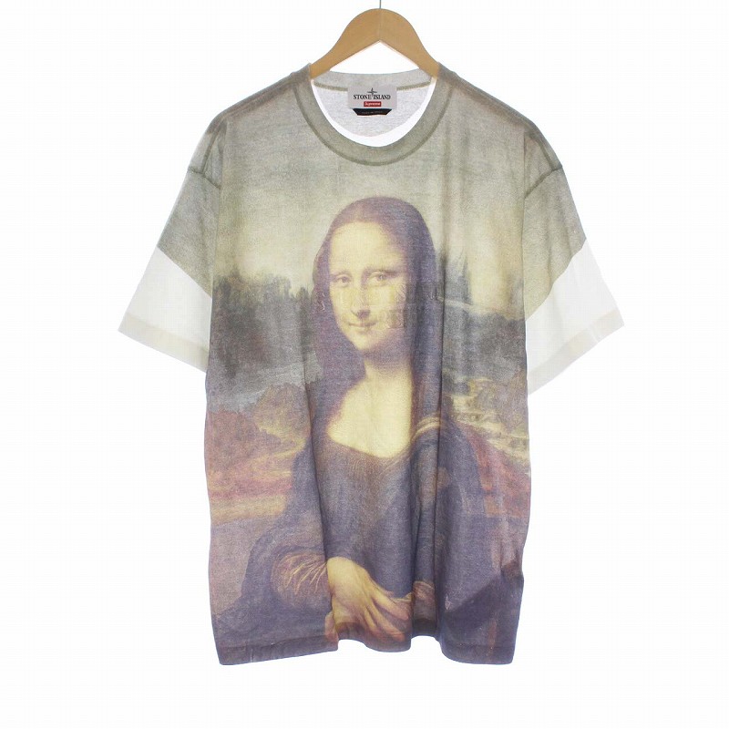 シュプリーム SUPREME Stone Island 22SS S/S Top Mona Lisa モナリザ  