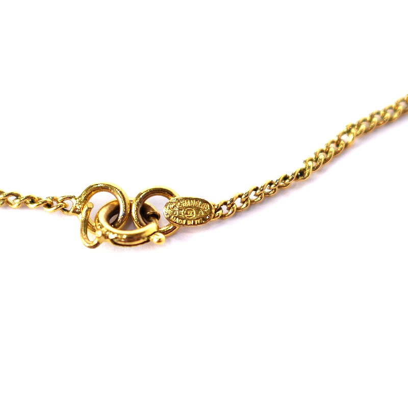 シャネル CHANEL 05A ココマーク ネックレス ペンダント 金