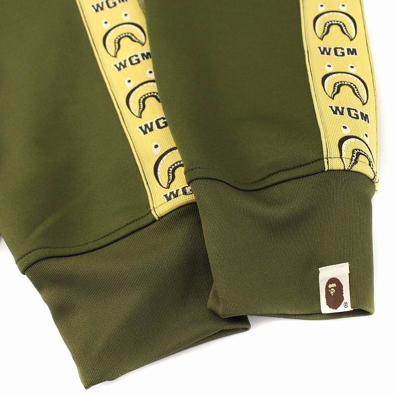 アベイシングエイプ A BATHING APE TAPE LOGO SHARK JERSEY SAMPLE品 